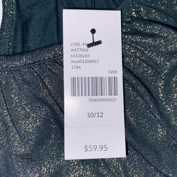 Lane Bryant Glittering Black and Gold Blouse - Picture 2 of 3